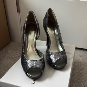 Style & Co Black Glitter Heels